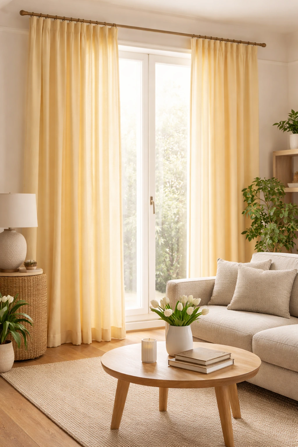 COLORI DI TENDENZA PRIMAVERA 2026: Living giallo burro