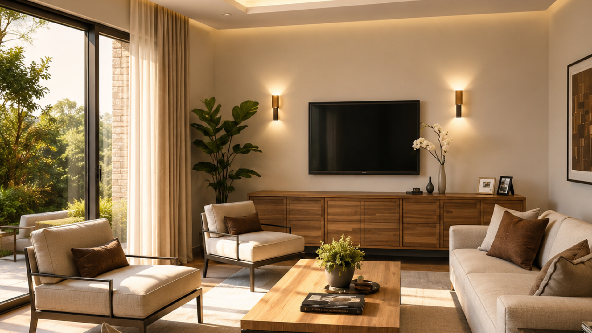 Come illuminare il soggiorno con punti luce e lampade